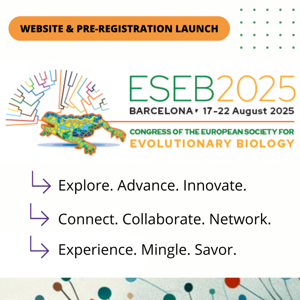 ESEB 2025: Congress of the European Society for Evolutionary Biology